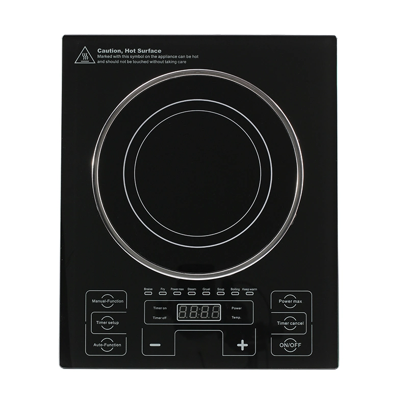 Home Appliances Induction Cooker 1800 Watt Induction Cooktop Electric Burner with Stainless Steel Pot